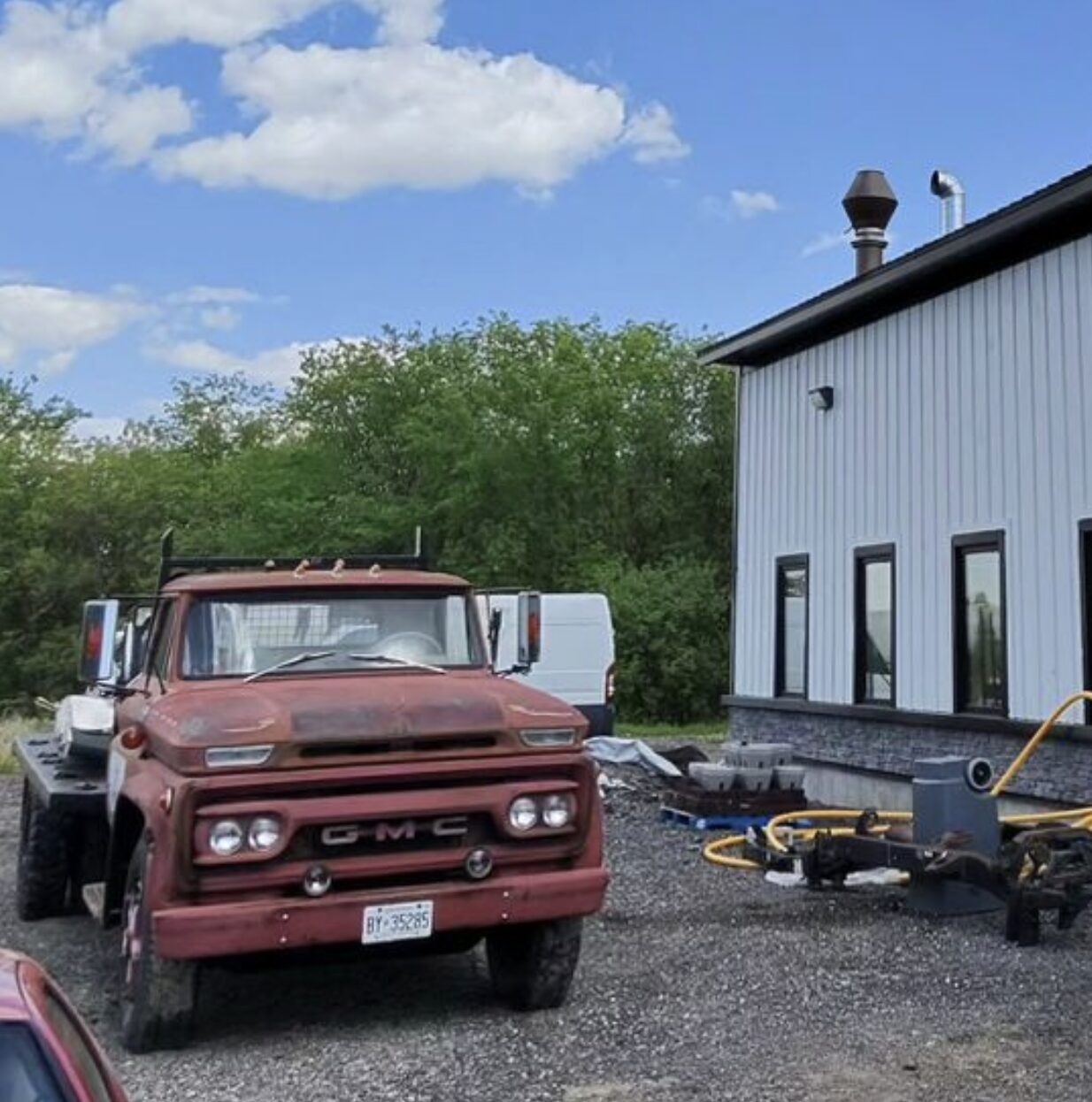 commercial chimney cleaning at coffee roasting facility in Mississauga
